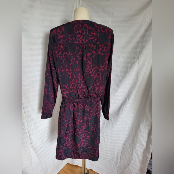 GAP Black and Red Long Sleeve Dress, Size Medium - Picture 2 of 3
